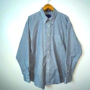 Pendleton Shirt Button Down Long Sleeves Blue XL
